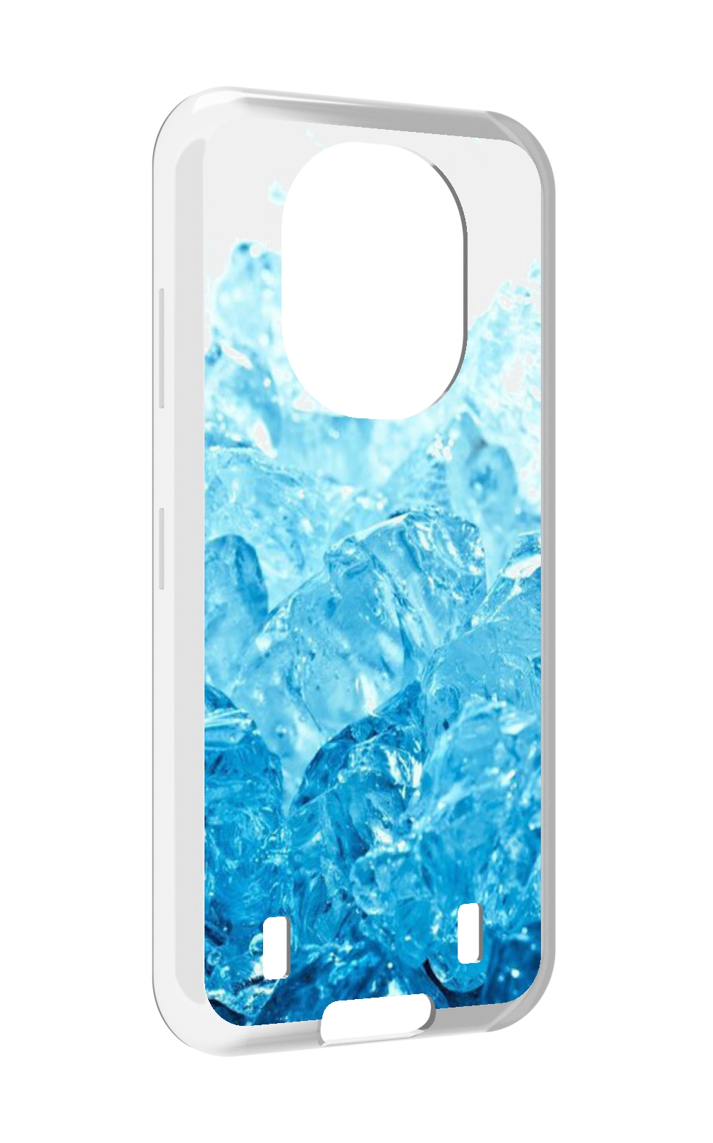 

Чехол MyPads кусочки-льда для Oukitel WP16, Прозрачный, Tocco