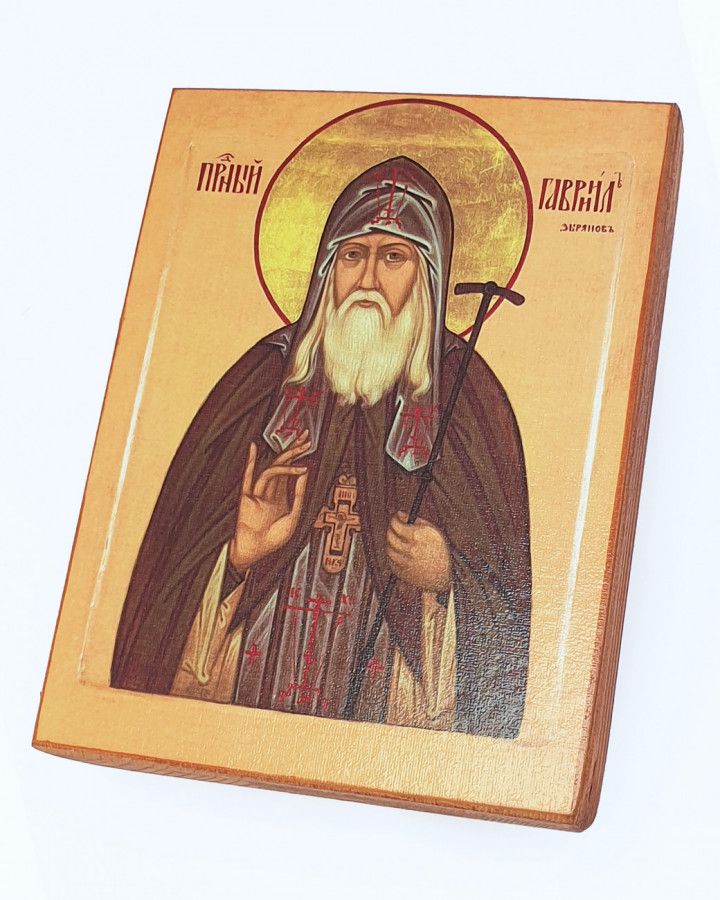 

Икона Гавриил, под старину, 15х19 см