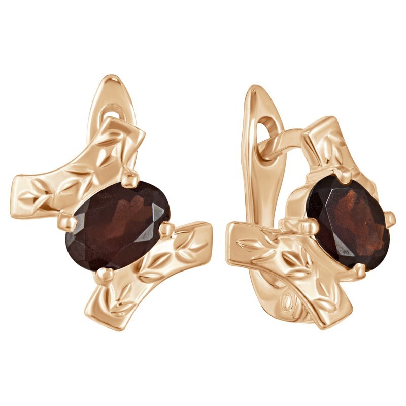 

Серьги из серебра с гранатом LAZURIT-ONLINE 8122PG, 8122PG