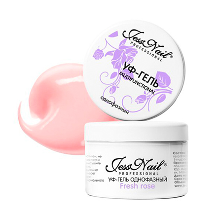 

Гель JessNail, Multifunctional Fresh Rose, 15 г
