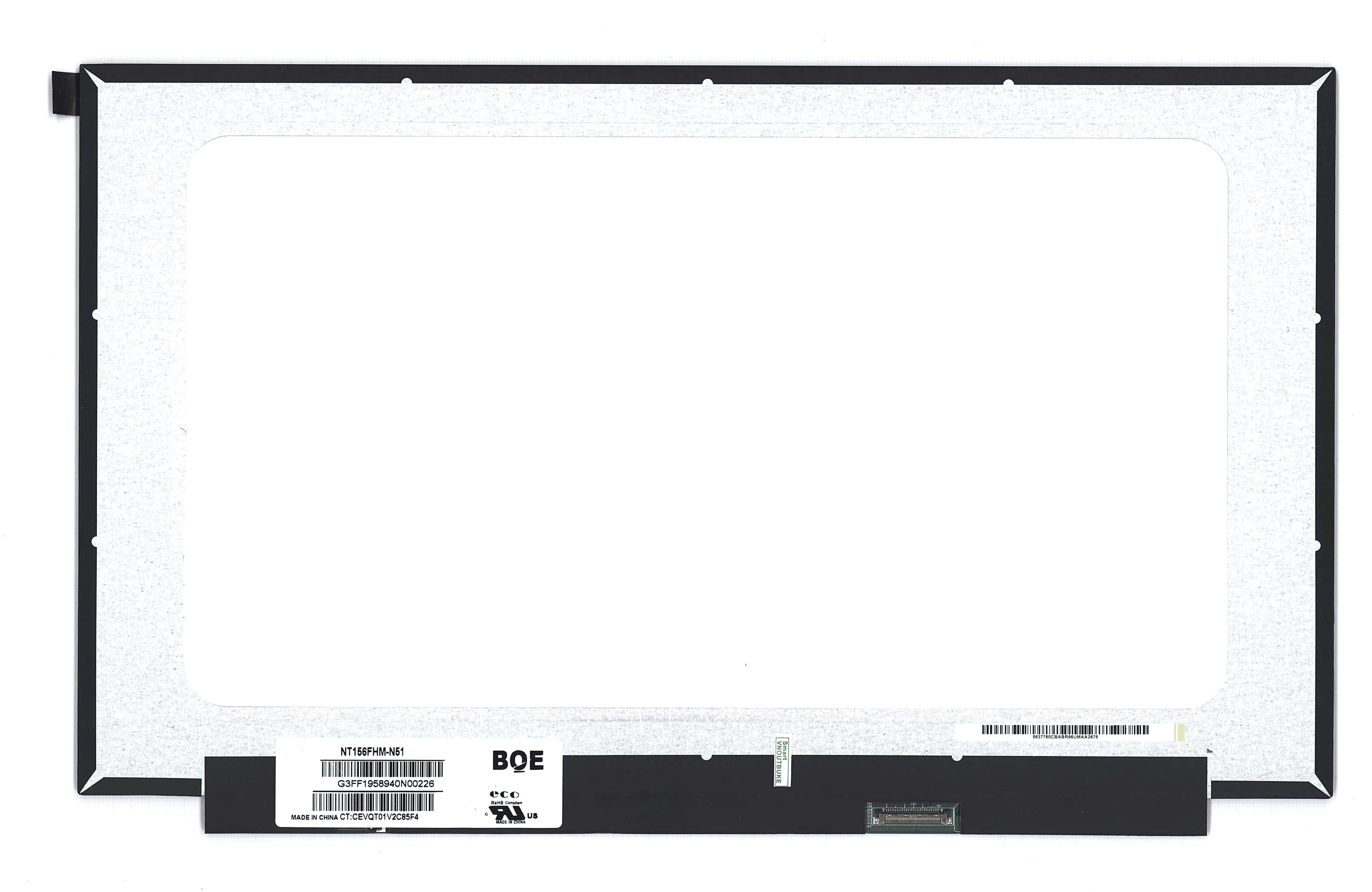 

Матрица OEM для ноутбука NT156FHM-N51 (100174574V), совместимая с p/n: NT156FHM-N51