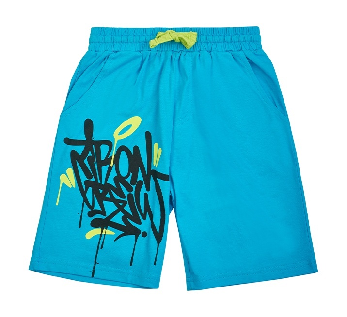 

Шорты детские Kari SS24C11401038, голубой, 140, SS24C11401038