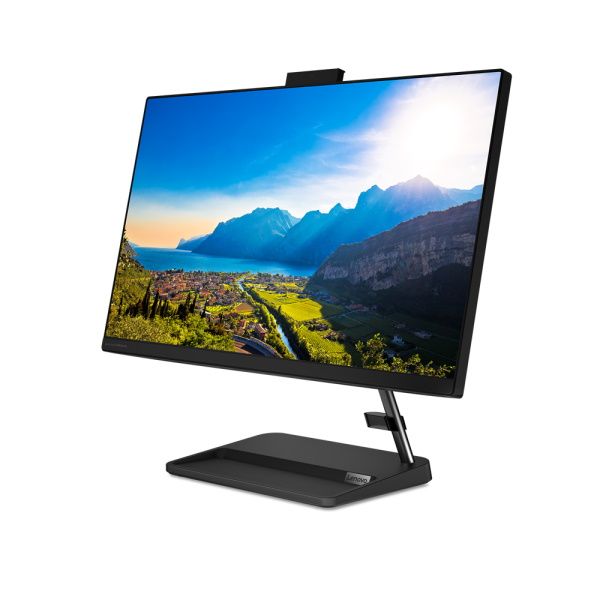 фото Моноблок lenovo ideacentre aio 3 24itl6 23.8 black (f0g0001yrk)