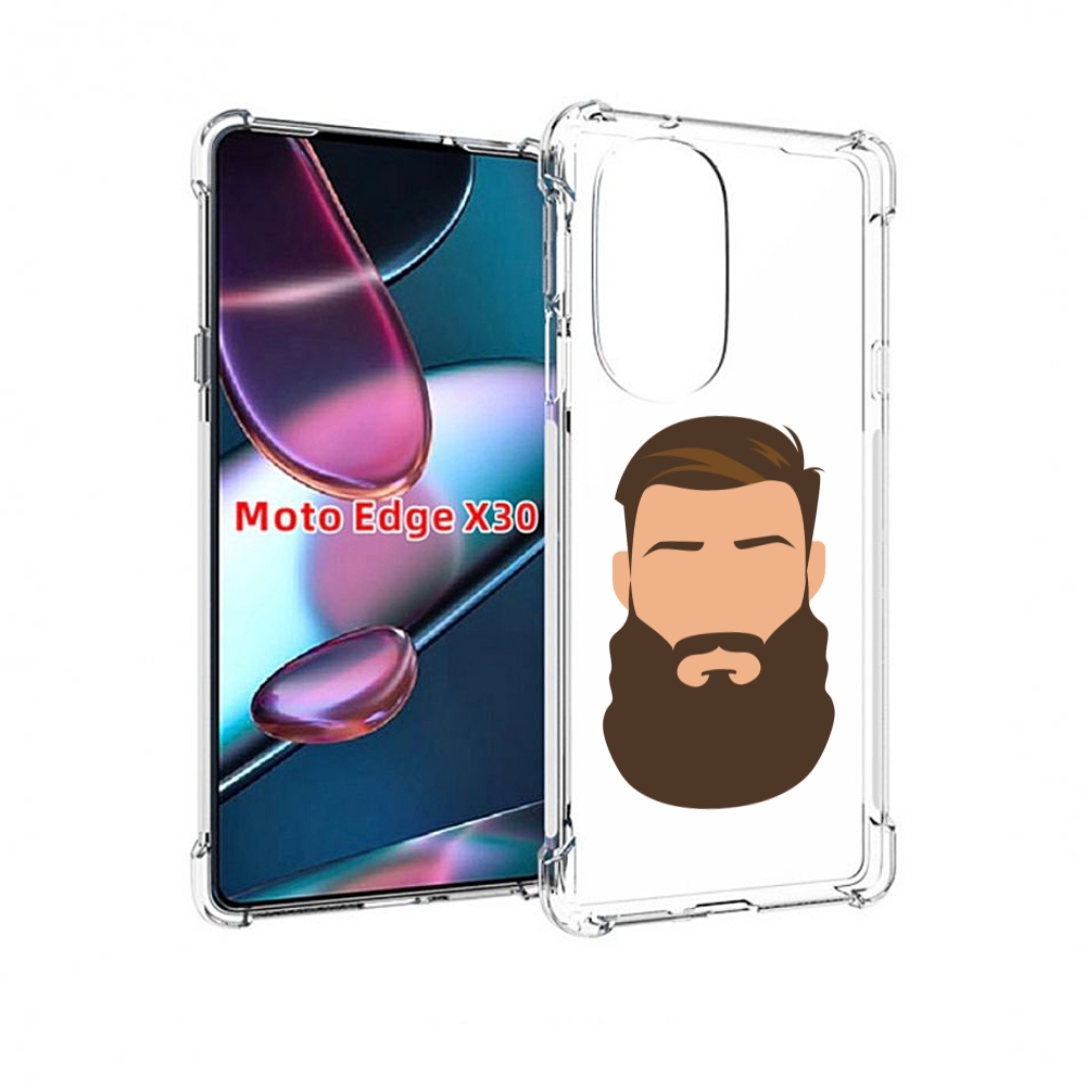 

Чехол MyPads густая-борода для Motorola Moto Edge X30, Прозрачный, Tocco