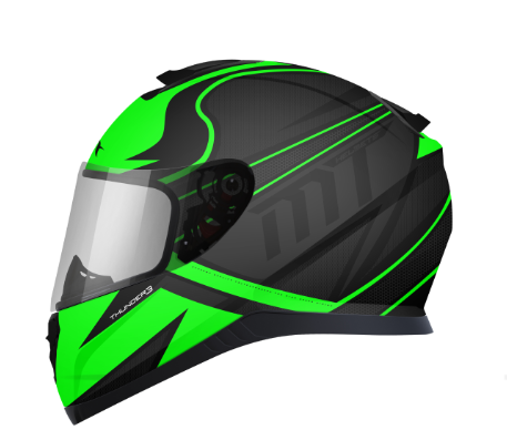 

Мотошлем MT THUNDER 3SV Cap, Зеленый, THUNDER 3SV CAP