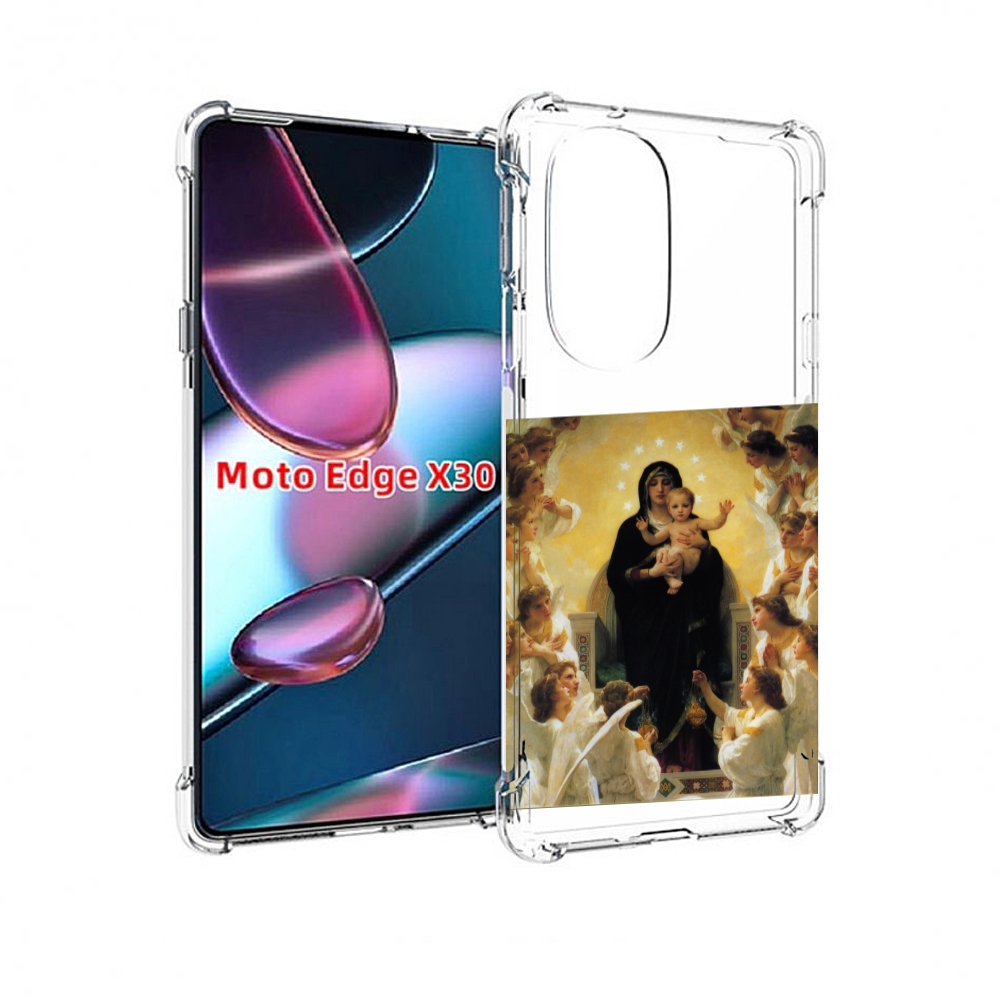 

Чехол MyPads дева-мария для Motorola Moto Edge X30, Прозрачный, Tocco