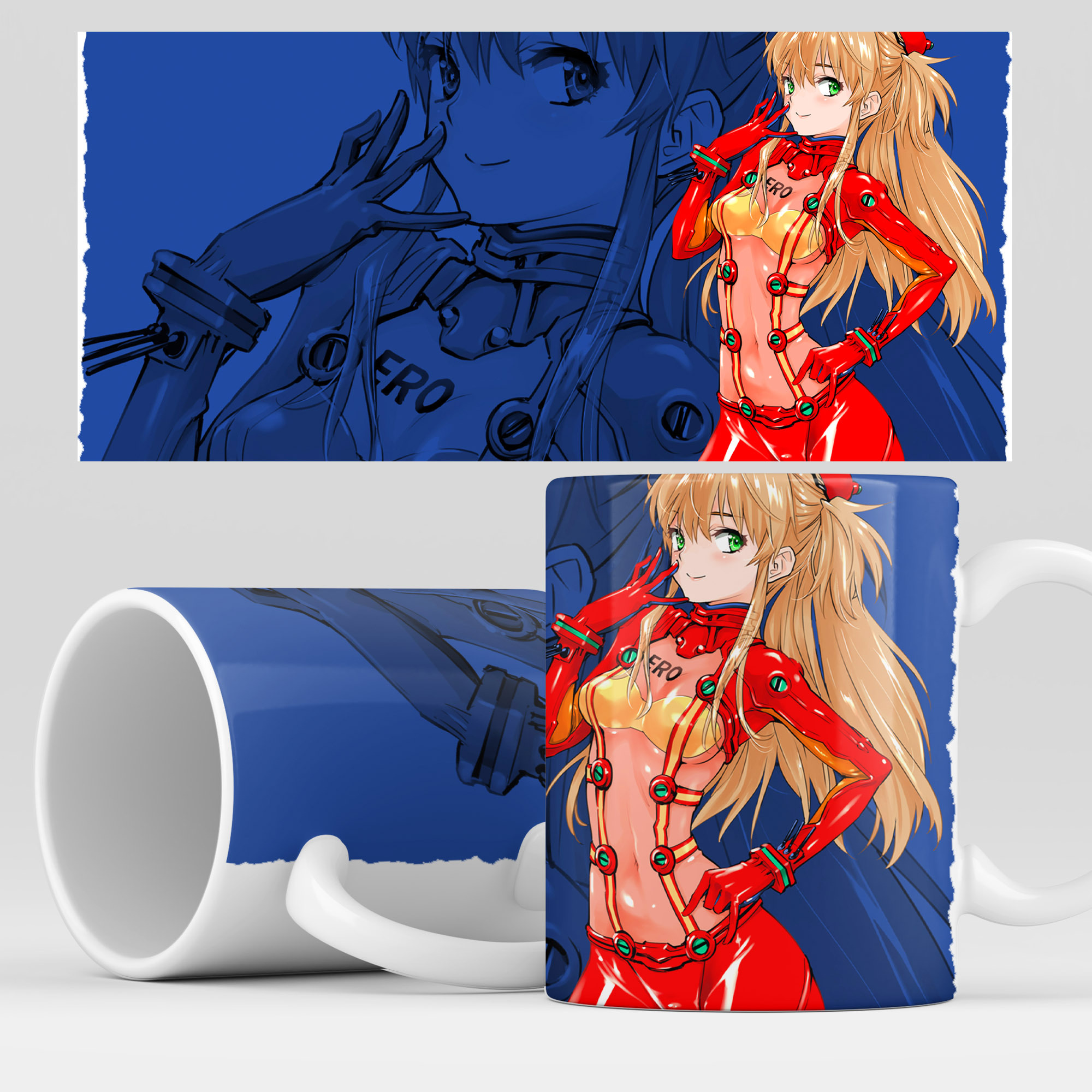 

Кружка RocketCup с принтом "Евангелион" аниме, Evangelion18