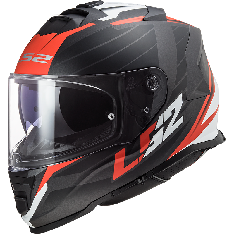 

Мотошлем LS2 FF800 STORM Nerve, Красный;черный, FF800 STORM NERVE