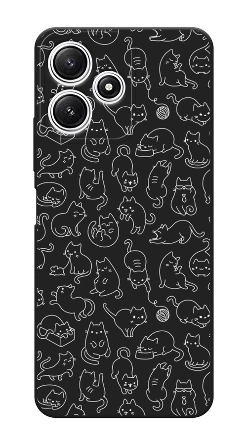 

Чехол Awog на Xiaomi Redmi 12 5G "Шкодливые котики", Прозрачный;бежевый, 319552-1