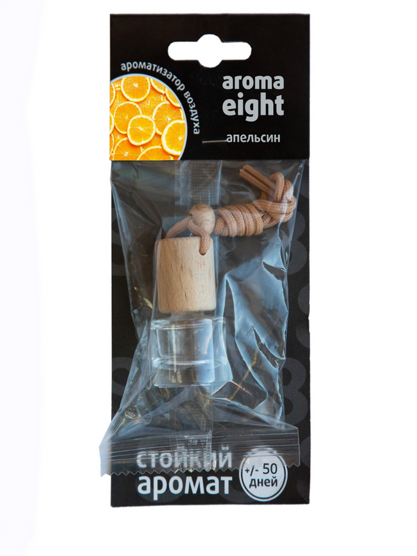 

Ароматизатор Aroma Eight Апельсин флакон 6мл блистер, Прозрачный