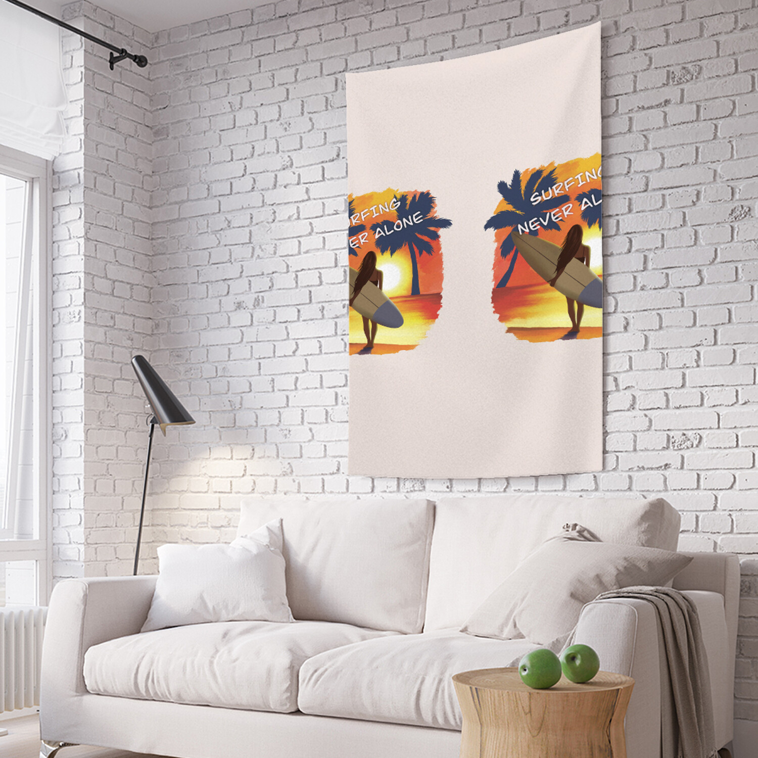 

Фотопанно вертикальное на стену JoyArty Серфинг в окнах 150x200 см, Серфинг в окнах
