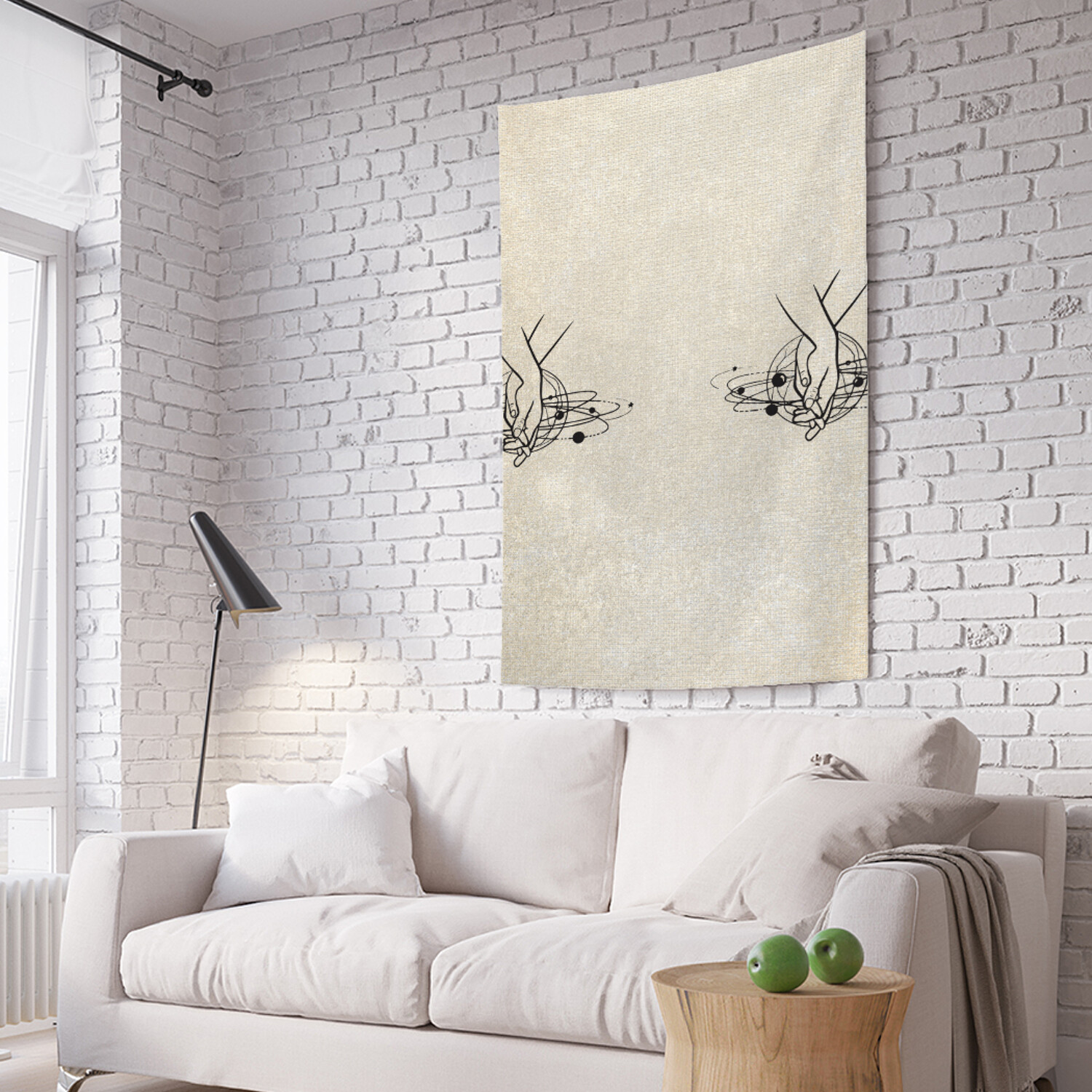 

Фотопанно вертикальное на стену JoyArty Слияние планет 150x200 см, Слияние планет