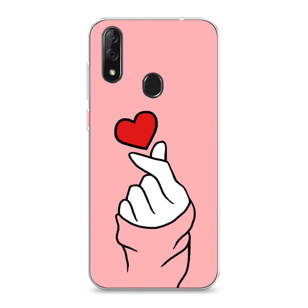 

Чехол Awog на ZTE Blade V10 / ЗТЕ Блэйд V10 "Милое сердечко", Разноцветный, 132750-7