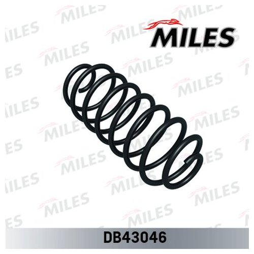 фото Пружина задней подвески miles db43046 для vw passat, tiguan