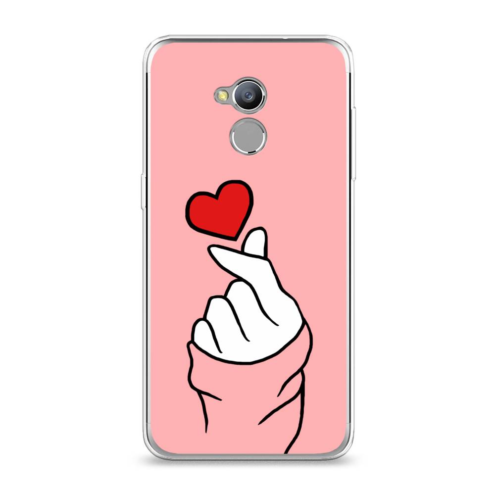 

Чехол Awog на ZTE Blade V7 Lite / ЗТЕ Блэйд V7 Lite "Милое сердечко", 130450-7