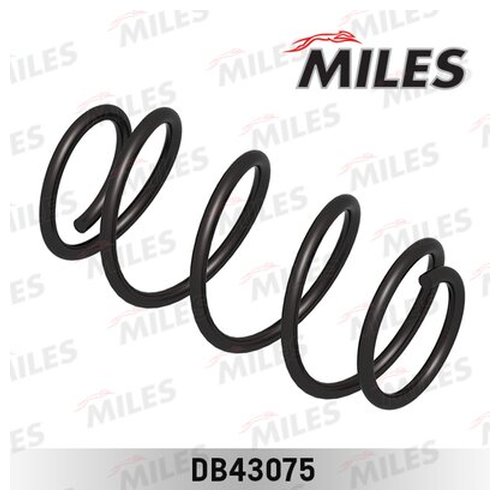 фото Пружина передней подвески miles db43075 для opel vectra