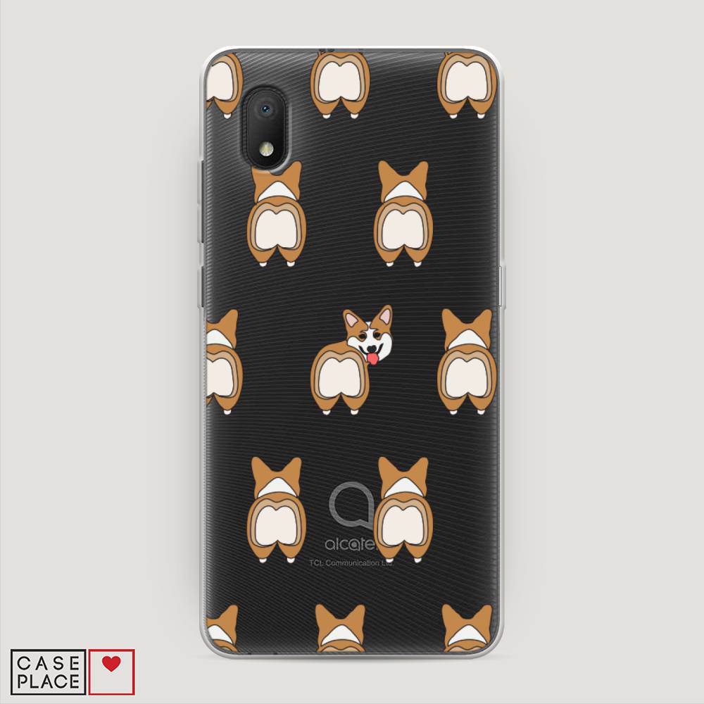 

Чехол Awog на Alcatel 1B (2020) 5002D / Алкатель 1B (2020) 5002D "Милый корги фон", 171150-2