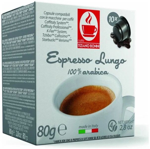

Кофе Caffe Tiziano Bonini Lungo в капсулах 8 г х 10 шт