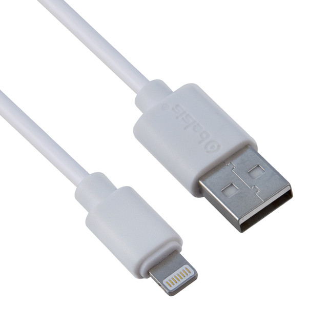 фото Кабель для быстрой зарядки и передачи данных usb - lightning, 1 м., belsis bw1437