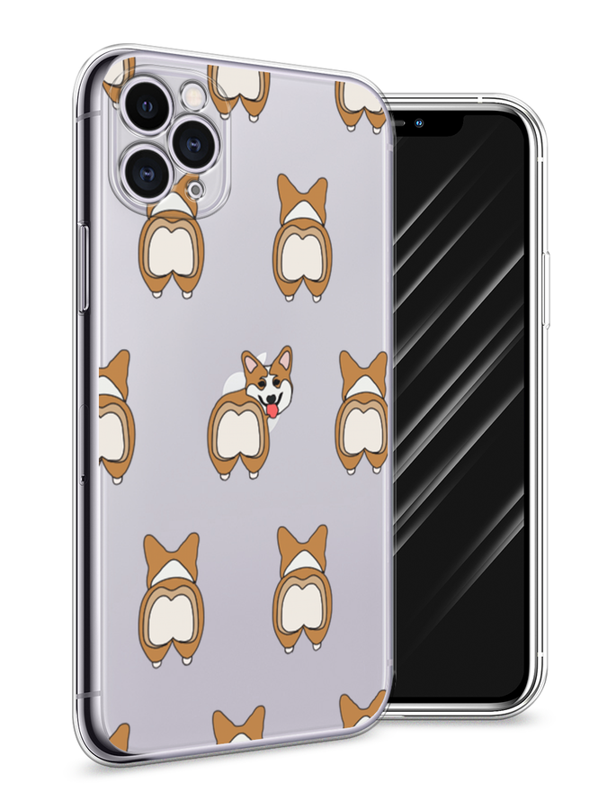 

Чехол Awog на Apple iPhone 11 Pro / Айфон 11 Pro "Милый корги фон", Разноцветный, 12350-2