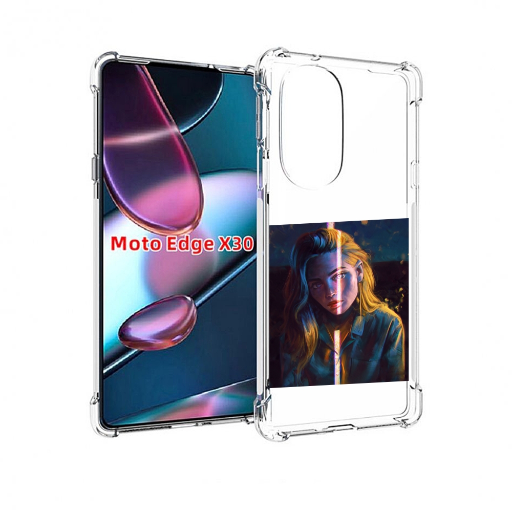 

Чехол MyPads девушка-в-тени для Motorola Moto Edge X30, Прозрачный, Tocco