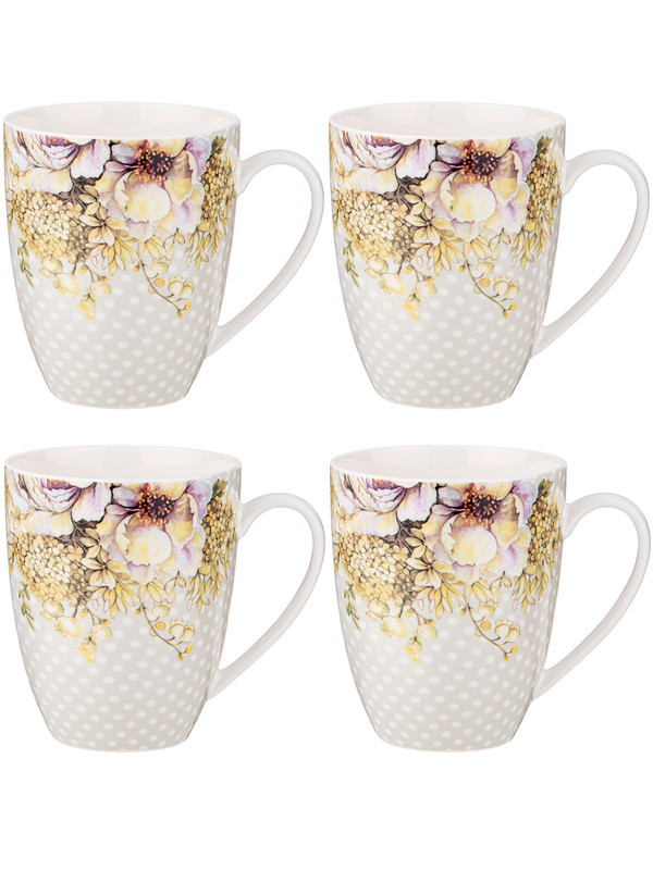 

Набор кружек 4 шт Lefard Fragrance Лориан 440 мл 4-SPAIK(87-253)ARTI