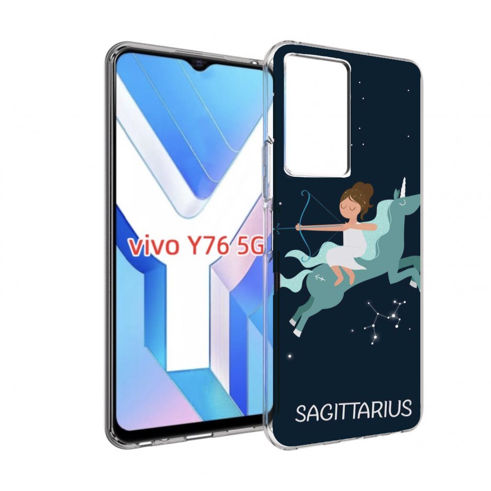 

Чехол MyPads знак зодиака стрелец 5 для Vivo Y76 5G, Прозрачный, Tocco