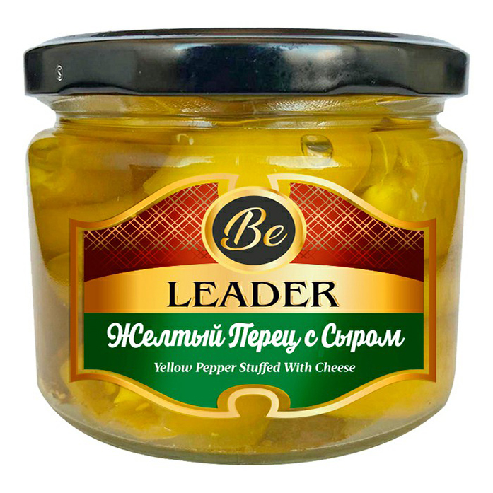 Перец желтый Leader фаршированный сыром 290 г