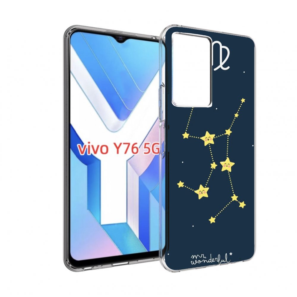 

Чехол MyPads знак-зодиака-дева-3 для Vivo Y76 5G, Прозрачный, Tocco