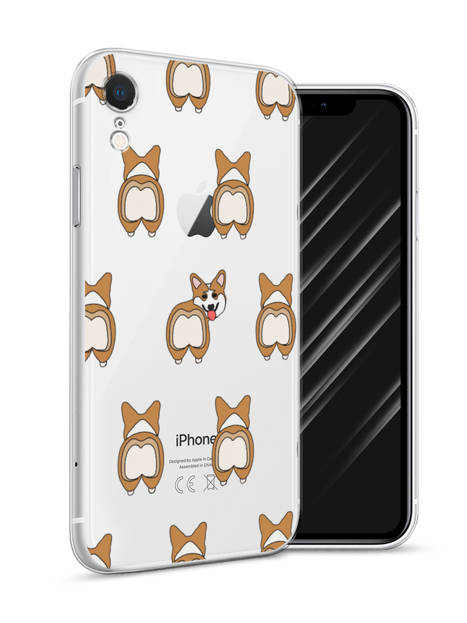 

Чехол Awog на Apple iPhone XR (10R) / Айфон XR (10R) "Милый корги фон", Разноцветный, 12050-2