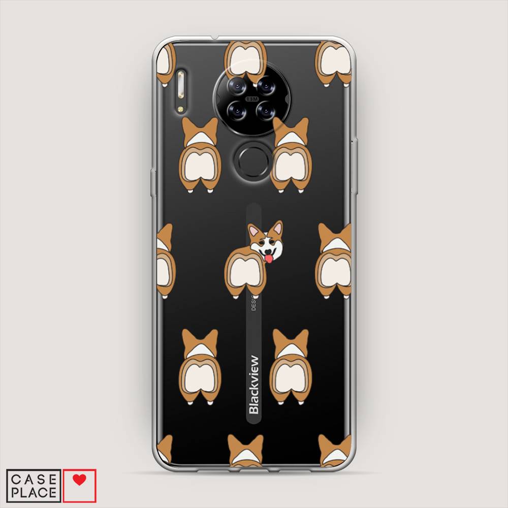 

Чехол Awog на Blackview A80 "Милый корги фон", Разноцветный, 280150-2