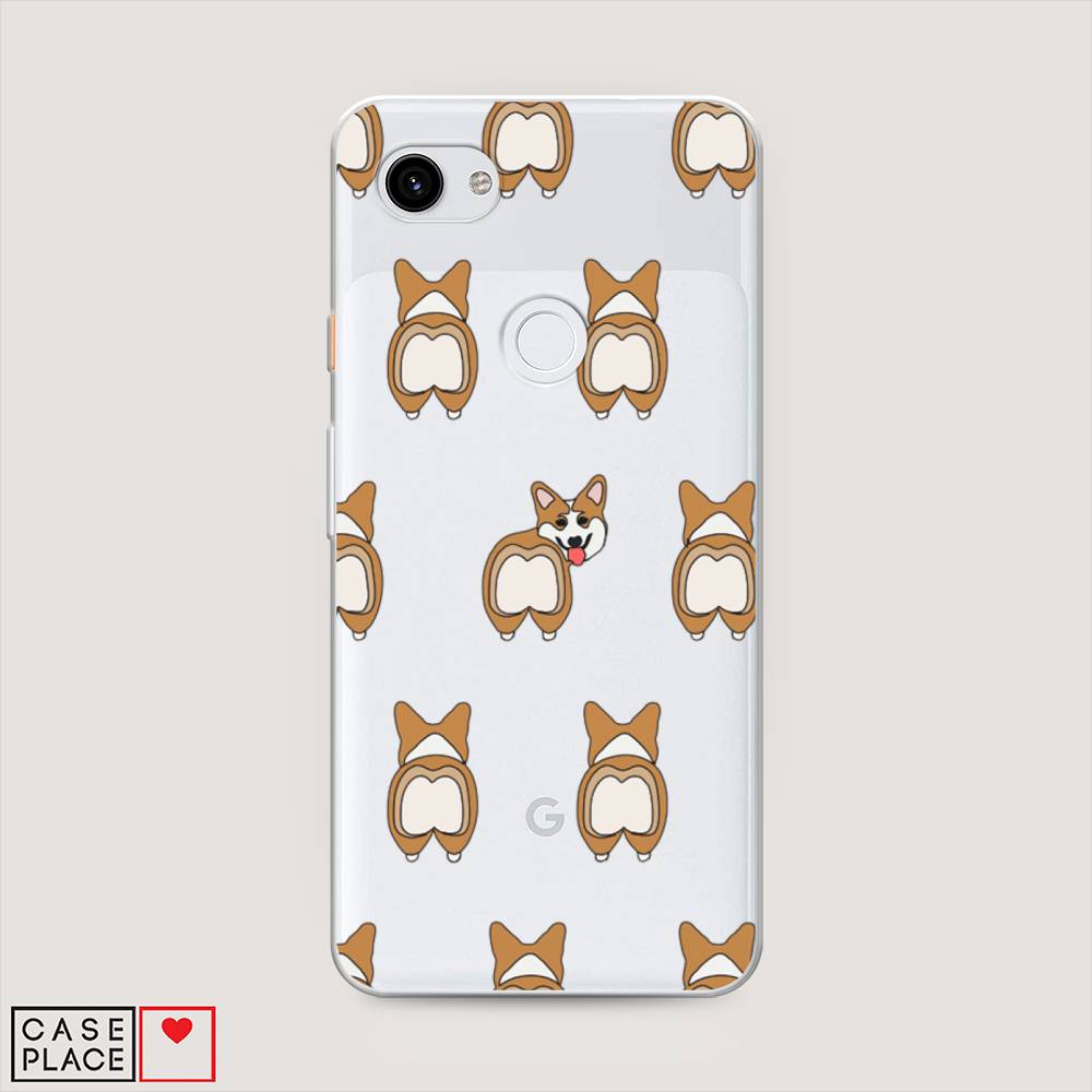 

Чехол Awog на Google Pixel 3A XL "Милый корги фон", Разноцветный, 270450-2