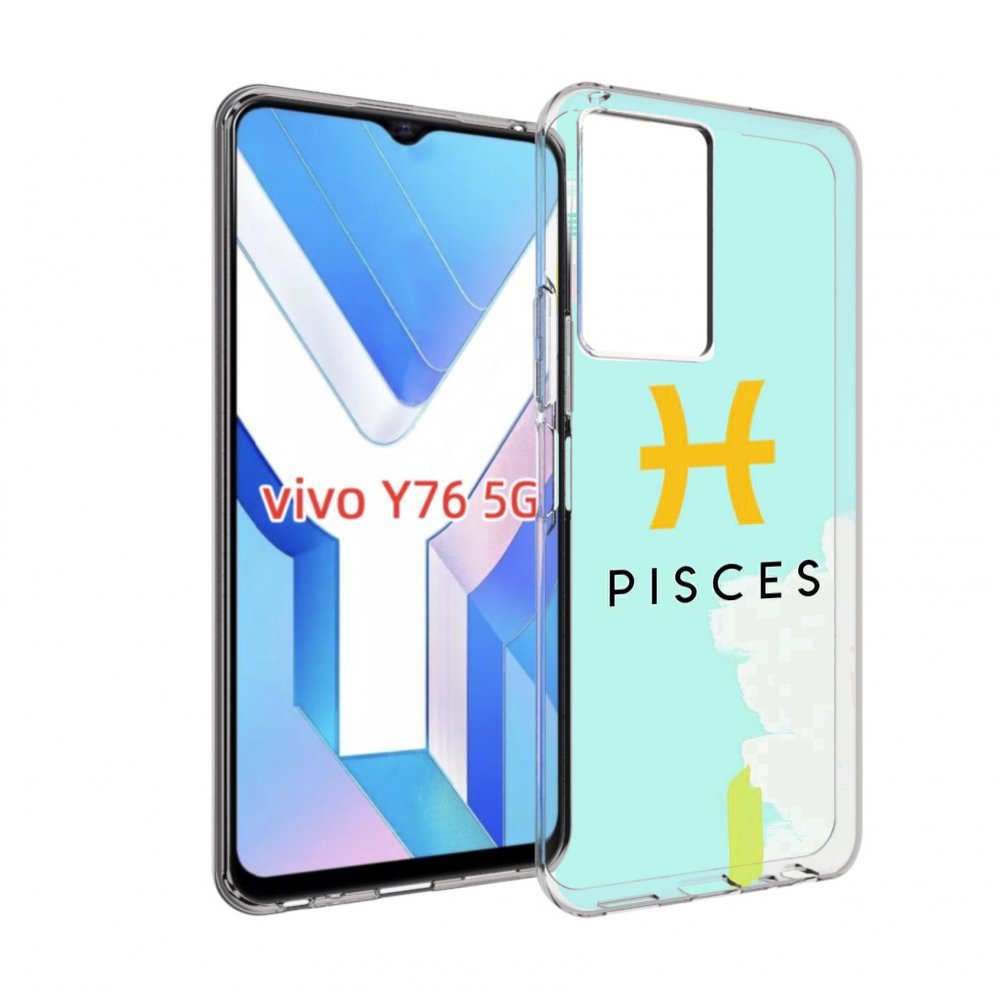 

Чехол MyPads знак-зодиака-рыбы-2 для Vivo Y76 5G, Прозрачный, Tocco