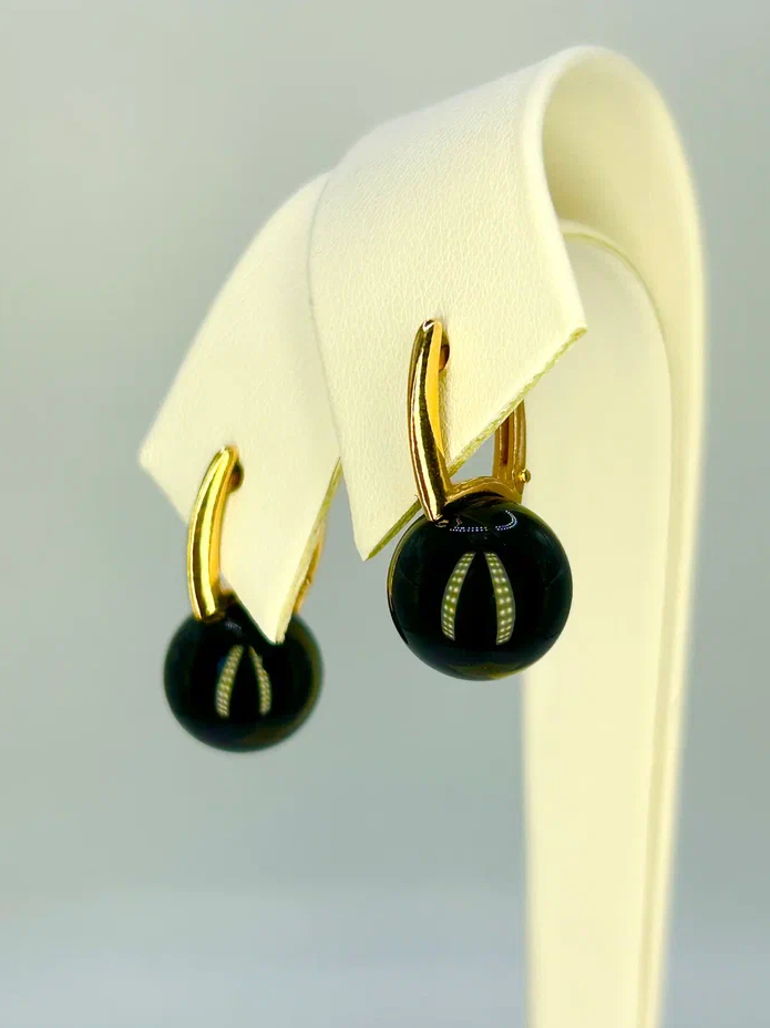 

Серьги из серебра Argentum Z2-11025, агат, Z2-11025