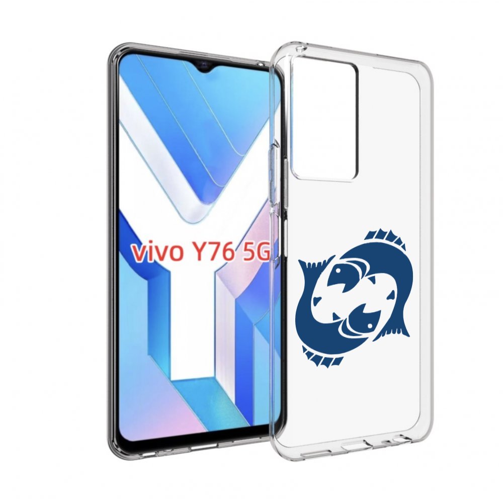 

Чехол MyPads знак-зодиака-рыбы-7 для Vivo Y76 5G, Прозрачный, Tocco