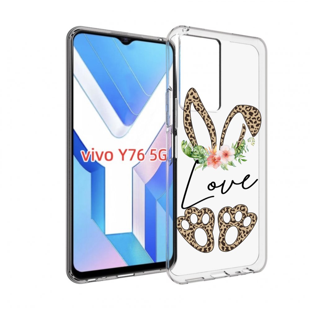 

Чехол MyPads золотые-лапки-и-ушки для Vivo Y76 5G, Прозрачный, Tocco