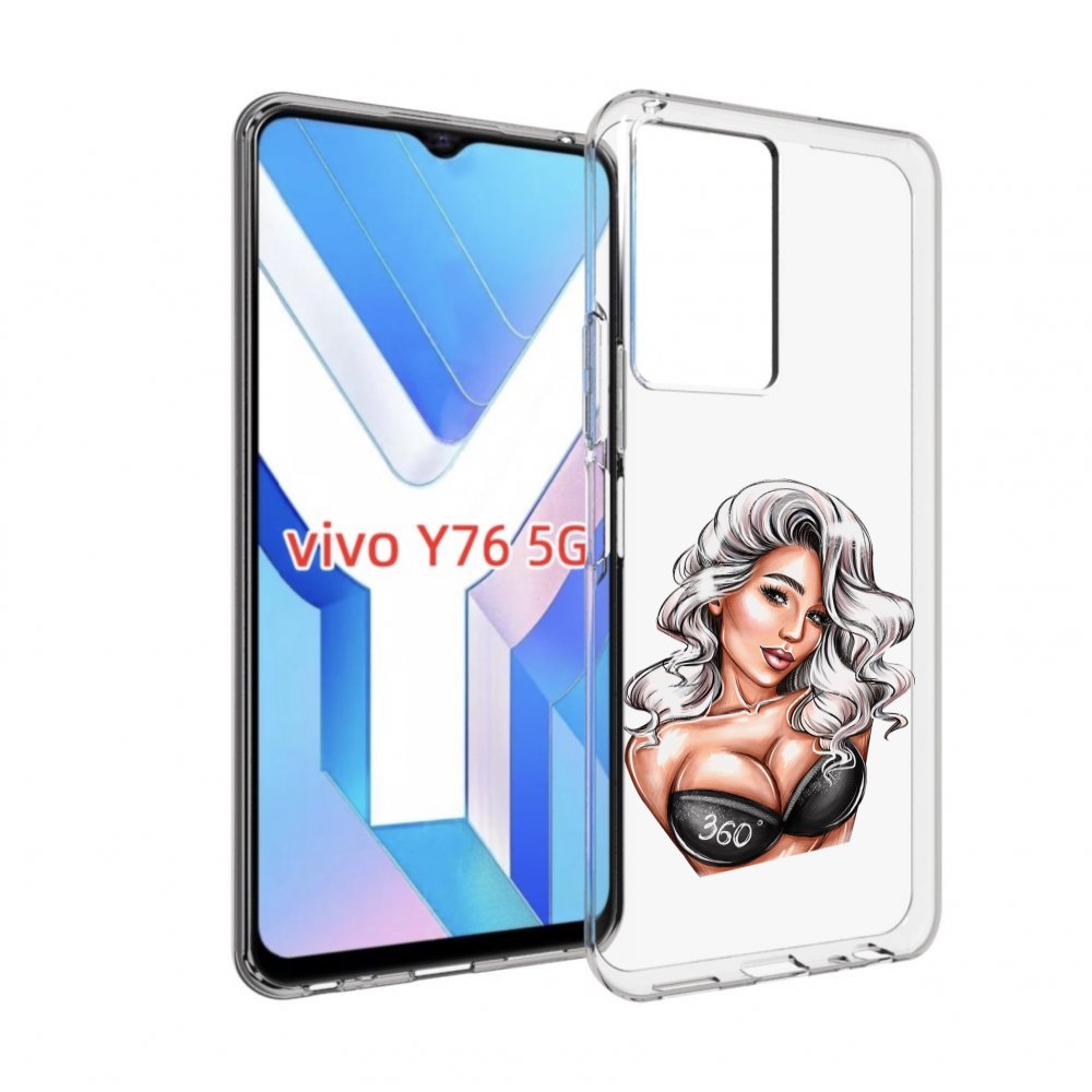 

Чехол MyPads ивлеева-рисунок женский для Vivo Y76 5G, Прозрачный, Tocco