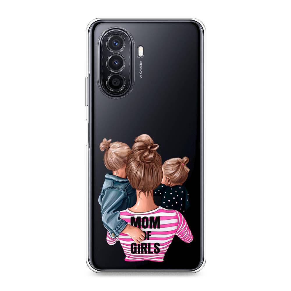 

Чехол Awog на Huawei Nova Y70 "Mom of Girls", Разноцветный, 6109150-6