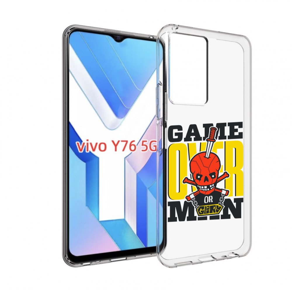 

Чехол MyPads игра-окончена-парень для Vivo Y76 5G, Прозрачный, Tocco