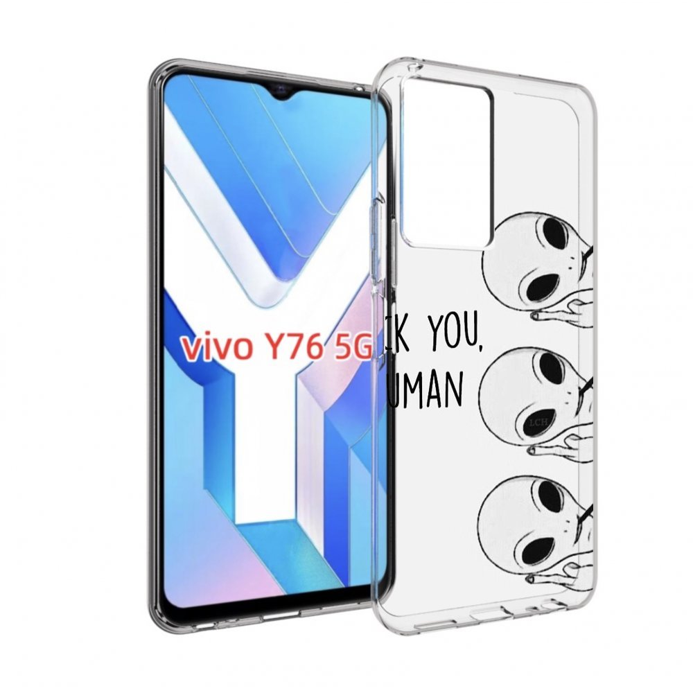 

Чехол MyPads инопланетяне для Vivo Y76 5G, Прозрачный, Tocco