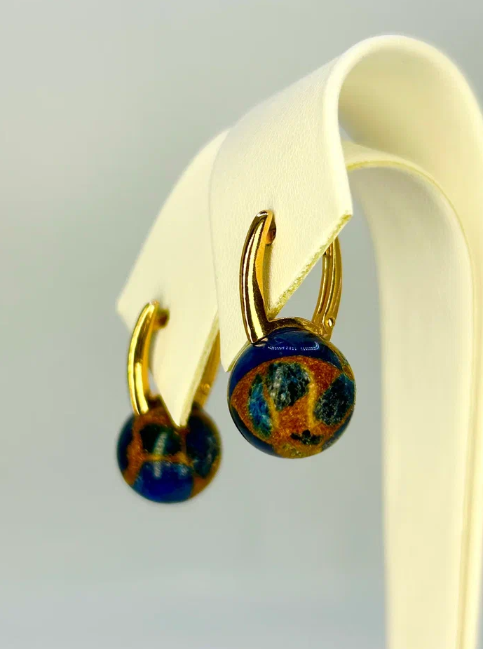 

Серьги из серебра Argentum Z2-11025, варисцит, Z2-11025