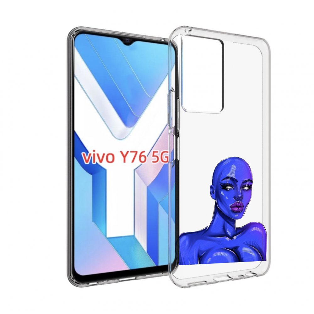 

Чехол MyPads инопланетянка для Vivo Y76 5G, Прозрачный, Tocco