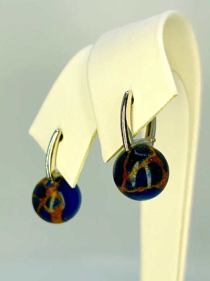 

Серьги из серебра Argentum Z2-11025, варисцит, Z2-11025