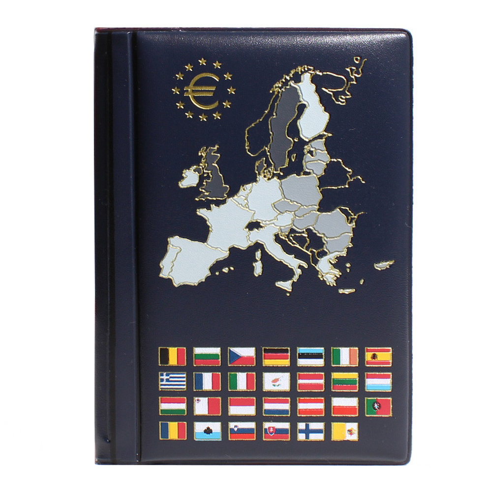 

Альбом NUMIS POCKET EURO на 12 наборов монет евро. Leuchtturm, #330102, Синий