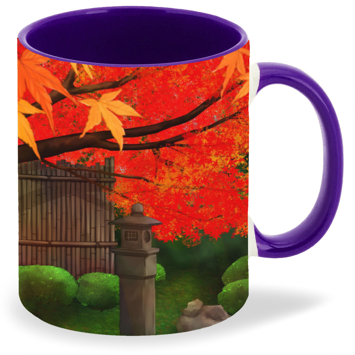 

Кружка CoolPodarok Аниме девушка в красном зонтик природа, Аниме девушка в красном зонтик природа