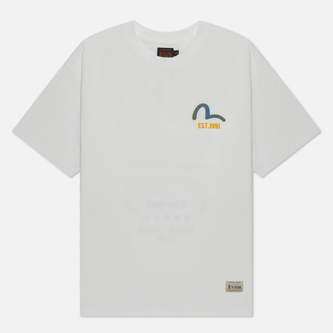 

Футболка мужская Evisu 2EAHTM2TS513RXCT-OWHT белая XL, 2EAHTM2TS513RXCT-OWHT
