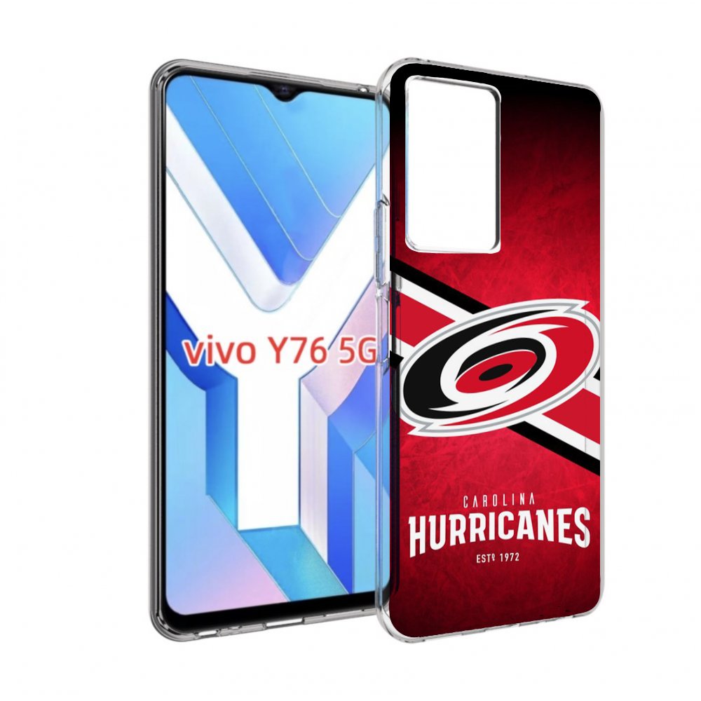 

Чехол MyPads каролина харрикеинс мужской для Vivo Y76 5G, Прозрачный, Tocco