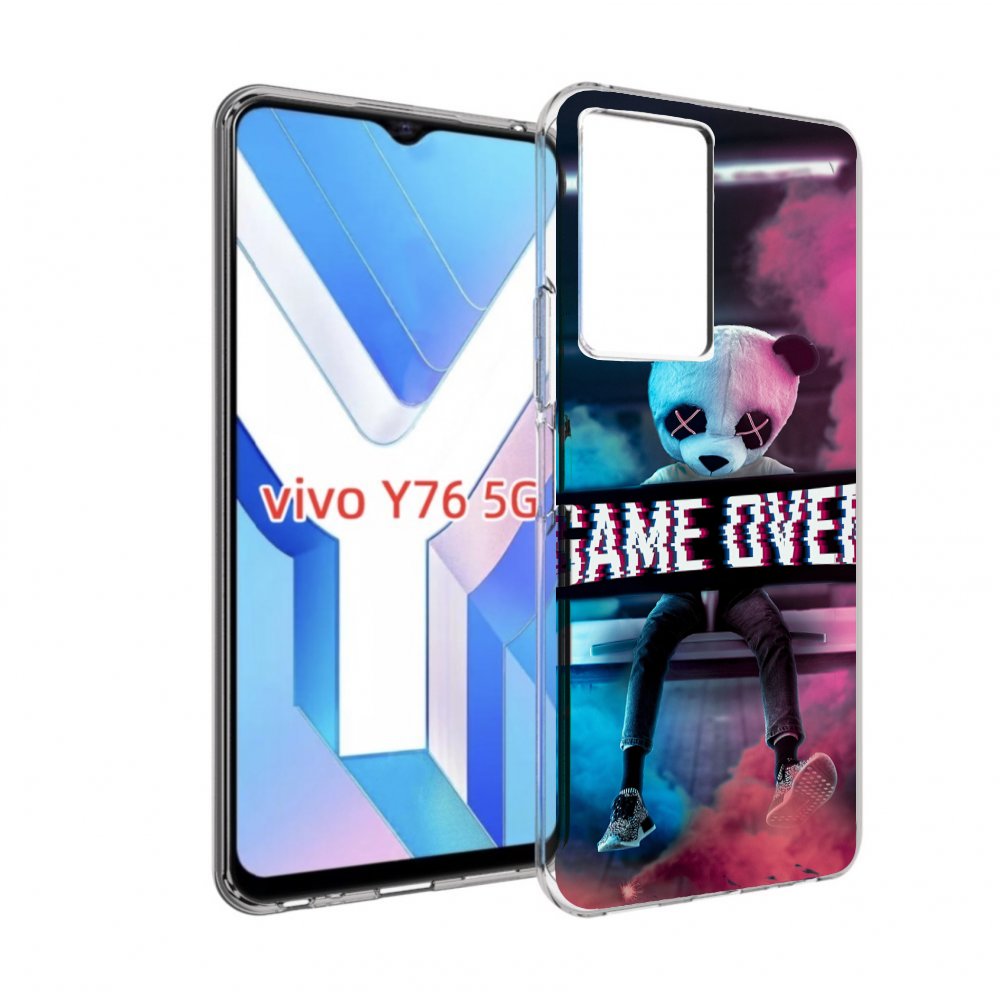 

Чехол MyPads картина-панда для Vivo Y76 5G, Прозрачный, Tocco