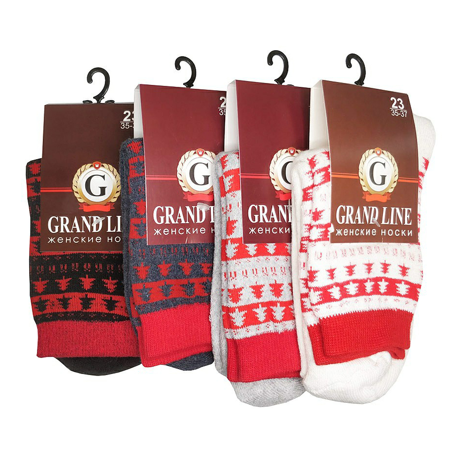 

Носки женские Grand Line белые 23-25, Белый