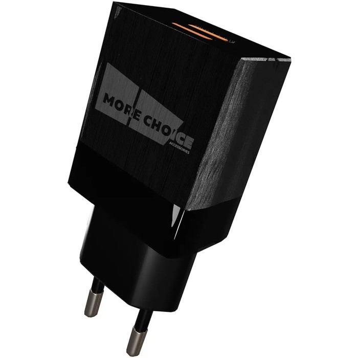 Сетевое зарядное устройство More choice NC24m micro usb - usb 2xUSB 2.1 А черный